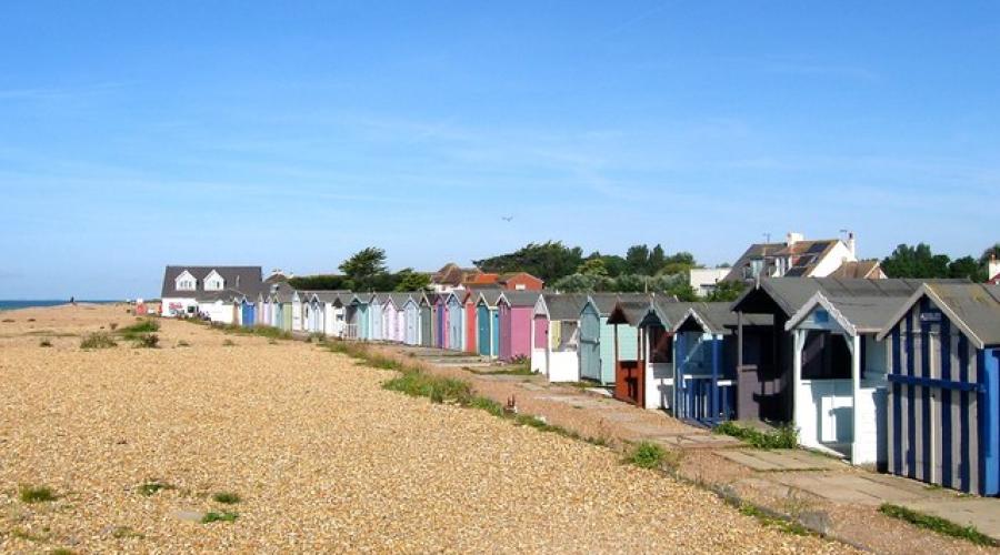 Beach huts Ferring