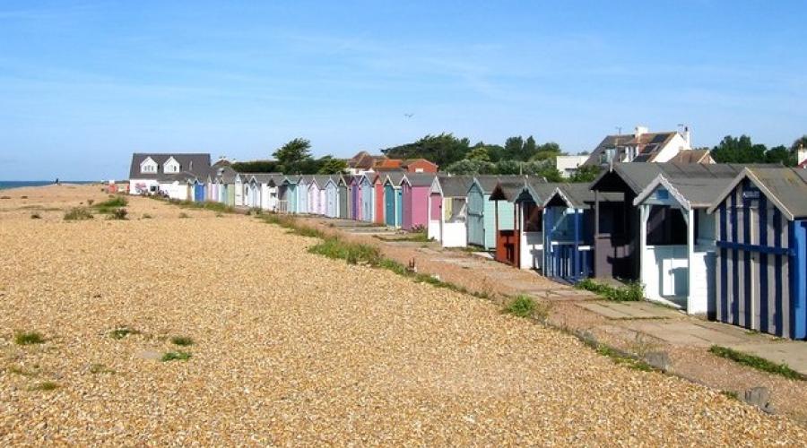 Beach huts Ferring