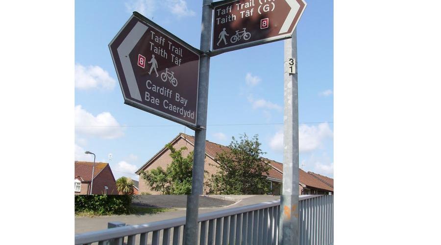 Taff Trail Sign