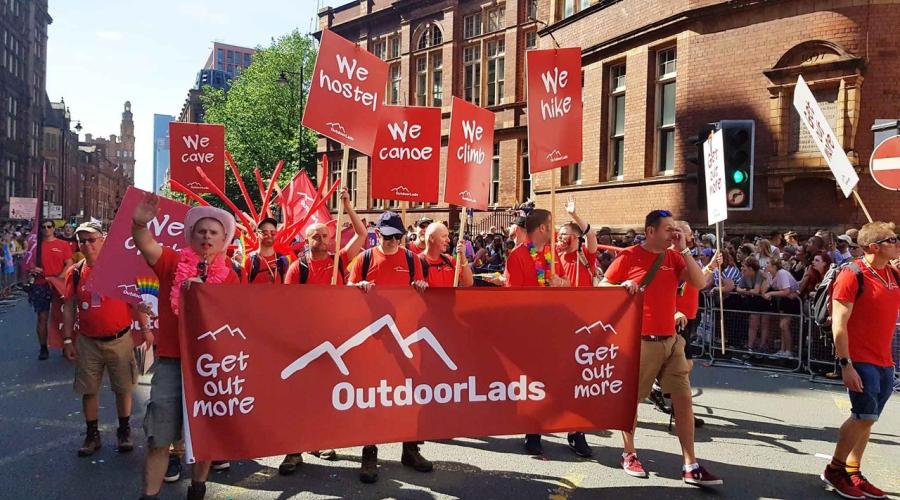 OutdoorLads at a previous Pride parade