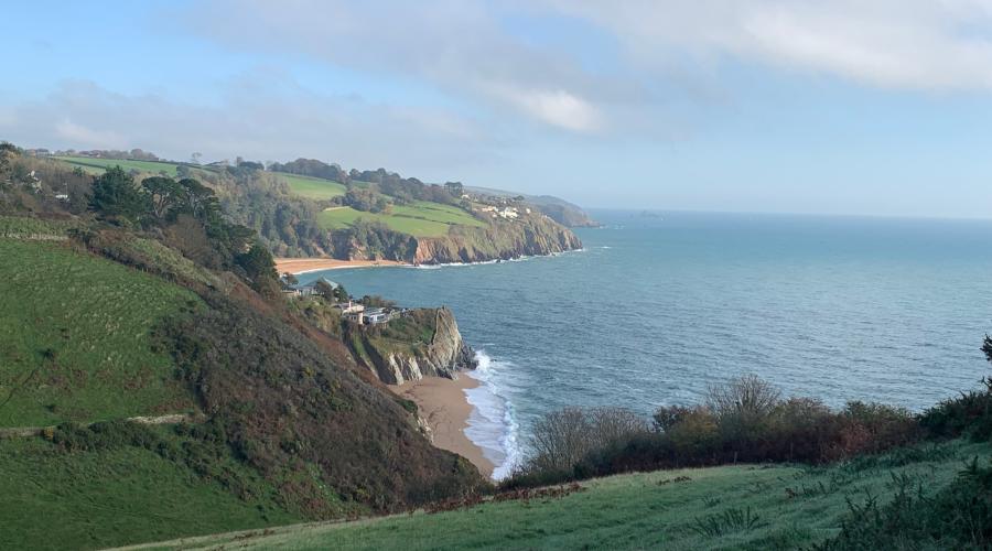 Blackpool sands beach