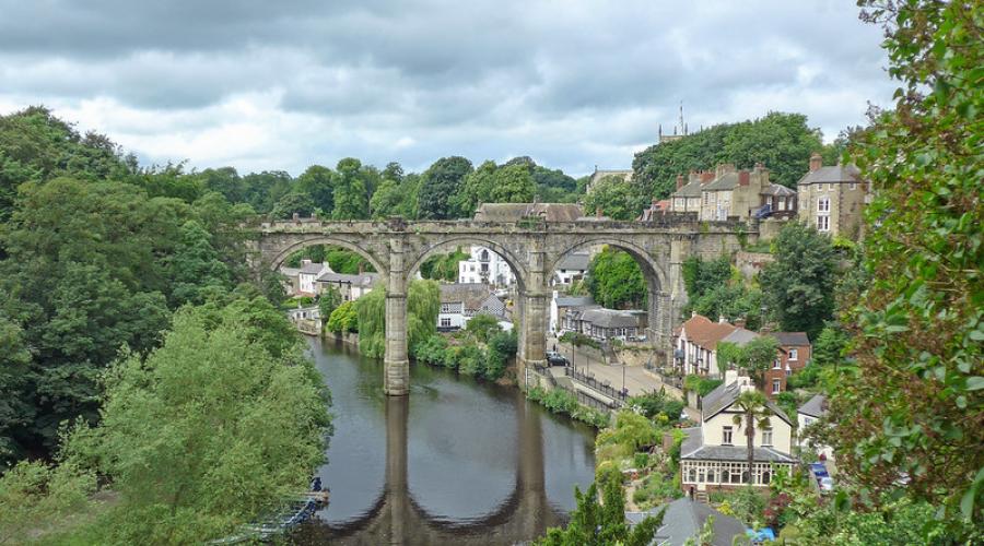 River view and viaduct