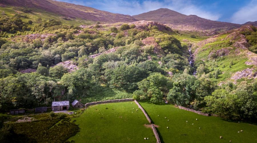 View of bunkhouse from a distance