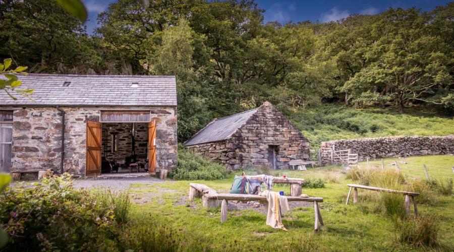 View of bunkhouse from a distance