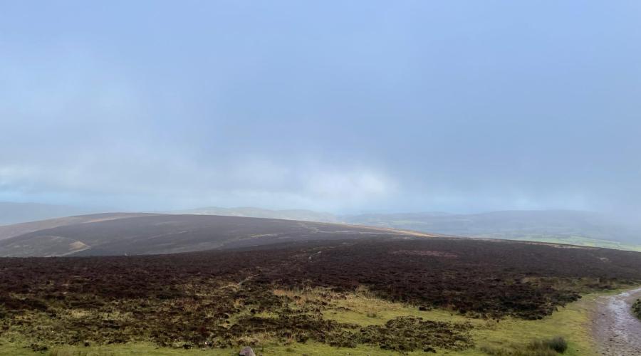 View across Exmoor from Dunkery Beacon