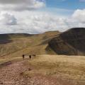 Pen-y-Fan behind group PFR
