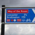 Way of the Roses Waymarker