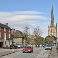 Willington Road and St Wyaston Church 