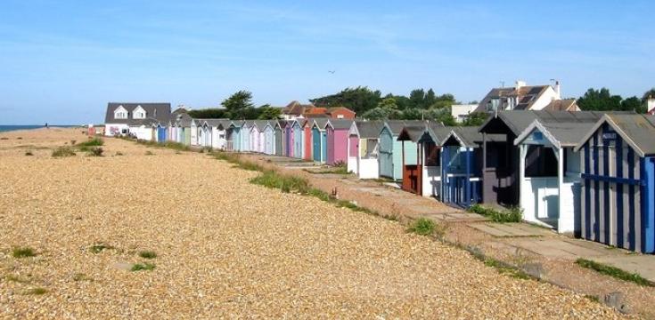 Beach huts Ferring