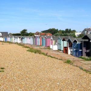 Beach huts Ferring